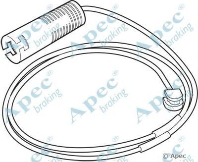 APEC BRAKING wir5165 -  Указатель износа, накладка тормозной колодки